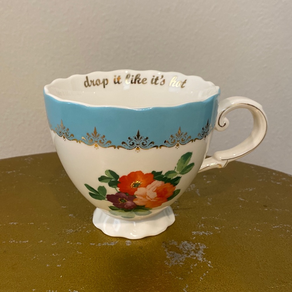 Drop It Like It’s Hot Tea Cup